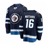Youth Winnipeg Jets #16 Shawn Matthias Fanatics Branded Navy Blue Home Breakaway NHL Jersey