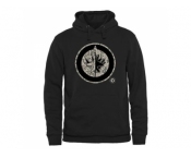 Men's Winnipeg Jets Black Rink Warrior Pullover Hoodie