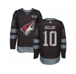 Men's Adidas Arizona Coyotes #10 Anthony Duclair Authentic Black 1917-2017 100th Anniversary NHL Jersey