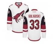 Men's Reebok Arizona Coyotes #33 Alex Goligoski Authentic White Away NHL Jersey
