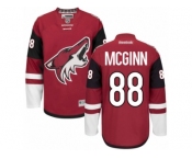 Men's Reebok Arizona Coyotes #88 Jamie McGinn Authentic Burgundy Red Home NHL Jersey