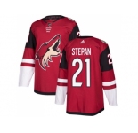 Youth Adidas Phoenix Coyotes #21 Derek Stepan Maroon Home Authentic Stitched NHL Jersey