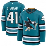 Men's San Jose Sharks #41 Ivar Stenberg Teal 2026 Stitched Hockey Jersey