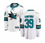 San Jose Sharks #39 Logan Couture Fanatics Branded White Away Breakaway NHL Jersey