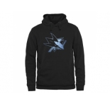 San Jose Sharks Black Rinkside Pond Hockey Pullover Hoodie