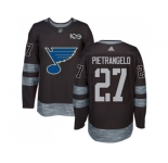 St. Louis Blues #27 Alex Pietrangelo Black 1917-2017 100th Anniversary Stitched NHL Jersey