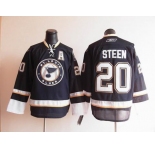 nhl jerseys st. louis blues #20 steen dk.blue