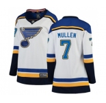 Women St. Louis Blues #7 Joe Mullen Fanatics Branded White Away Breakaway NHL Jersey
