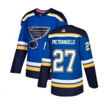 Youth Adidas St. Louis Blues #27 Alex Pietrangelo Premier Royal Blue Home NHL Jersey