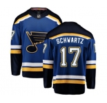 Youth St. Louis Blues #17 Jaden Schwartz Fanatics Branded Royal Blue Home Breakaway NHL Jersey