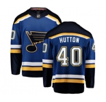 Youth St. Louis Blues #40 Carter Hutton Fanatics Branded Royal Blue Home Breakaway NHL Jersey