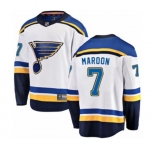 Youth St. Louis Blues #7 Patrick Maroon Fanatics Branded White Away Breakaway NHL Jersey