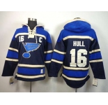 nhl jerseys st. louis blues #16 hull blue[pullover hooded sweatshirt patch C]