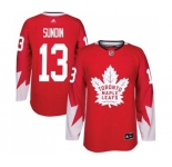 Adidas Toronto Maple Leafs #13 Mats Sundin Premier Red Alternate NHL Jersey
