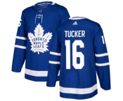 Adidas Toronto Maple Leafs #16 Darcy Tucker Premier Royal Blue Home NHL Jersey