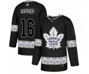 Adidas Toronto Maple Leafs #16 Mitchell Marner Authentic Black Team Logo Fashion NHL Jersey