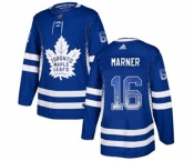 Adidas Toronto Maple Leafs #16 Mitchell Marner Authentic Blue Drift Fashion NHL Jersey