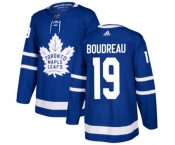 Adidas Toronto Maple Leafs #19 Bruce Boudreau Premier Royal Blue Home NHL Jersey