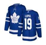 Adidas Toronto Maple Leafs #19 Joffrey Lupul Authentic Royal Blue Home NHL Jersey
