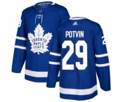 Adidas Toronto Maple Leafs #29 Felix Potvin Premier Royal Blue Home NHL Jersey