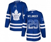 Adidas Toronto Maple Leafs #29 William Nylander Authentic Blue Drift Fashion NHL Jersey