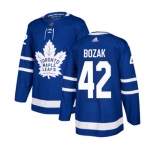 Adidas Toronto Maple Leafs #42 Tyler Bozak Premier Royal Blue Home NHL Jersey