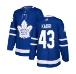 Adidas Toronto Maple Leafs #43 Nazem Kadri Authentic Royal Blue Home NHL Jersey