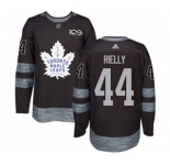 Adidas Toronto Maple Leafs #44 Morgan Rielly Authentic Black 1917-2017 100th Anniversary NHL Jersey