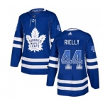 Adidas Toronto Maple Leafs #44 Morgan Rielly Authentic Blue Drift Fashion NHL Jersey