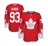 Adidas Toronto Maple Leafs #93 Doug Gilmour Authentic Red Alternate NHL Jersey