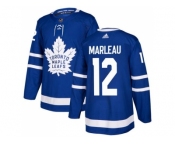 Men Adidas Toronto Maple Leafs #12 Patrick Marleau Blue Home Authentic Stitched NHL Jersey