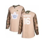 Men Adidas Toronto Maple Leafs #16 Mitchell Marner Camo Authentic 2017 Veterans Day Stitched NHL Jersey