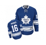 Men's Reebok Toronto Maple Leafs #16 Mitchell Marner Authentic Royal Blue New Third NHL Jersey