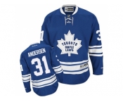 Men's Toronto Maple Leafs #31 Frederik Andersen Royal Blue New Third NHL Jersey