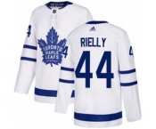 Men's Toronto Maple Leafs #44 Morgan Rielly White Road Stitched Hockey Jersey