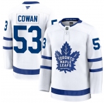 Men's Toronto Maple Leafs #53 Easton Cowan White Authentic Jersey