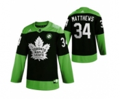 Men's Toronto Maple Leafs #88 William Nylander Green Hockey Fight nCoV Limited Hockey Jersey