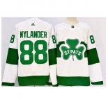 Men's Toronto Maple Leafs #88 William Nylander White St Patricks Authentic Jersey