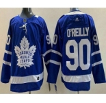 Men's Toronto Maple Leafs #90 Ryan OReilly Blue Authentitc Jersey