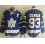 Men's Toronto Maple Leafs #93 Doug Gilmour Blue New Stitched NHL Jersey