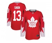 Toronto Maple Leafs #13 Mats Sundin Red Alternate Stitched NHL Jerse