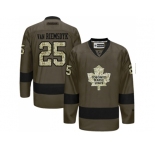 Toronto Maple Leafs #25 James Van Riemsdyk Green Salute to Service Stitched NHL Jersey