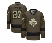 Toronto Maple Leafs #27 Darryl Sittler Green Salute to Service Stitched NHL Jersey