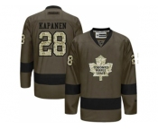 Toronto Maple Leafs #28 Kasperi Kapanen Green Salute to Service Stitched NHL Jersey