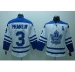 nhl toronto maple leafs #3 phaneuf patch white A