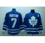 nhl toronto maple leafs #7 horton blue(A)ccm