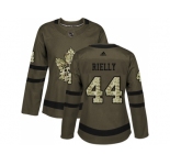 Women Adidas Toronto Maple Leafs #44 Morgan Rielly Green Salute to Service Stitched NHL Jersey