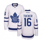 Women Reebok Toronto Maple Leafs #16 Darcy Tucker Authentic White Away NHL Jersey