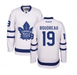 Women Reebok Toronto Maple Leafs #19 Bruce Boudreau Authentic White Away NHL Jersey