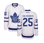 Women Reebok Toronto Maple Leafs #25 James Van Riemsdyk Authentic White Away NHL Jersey